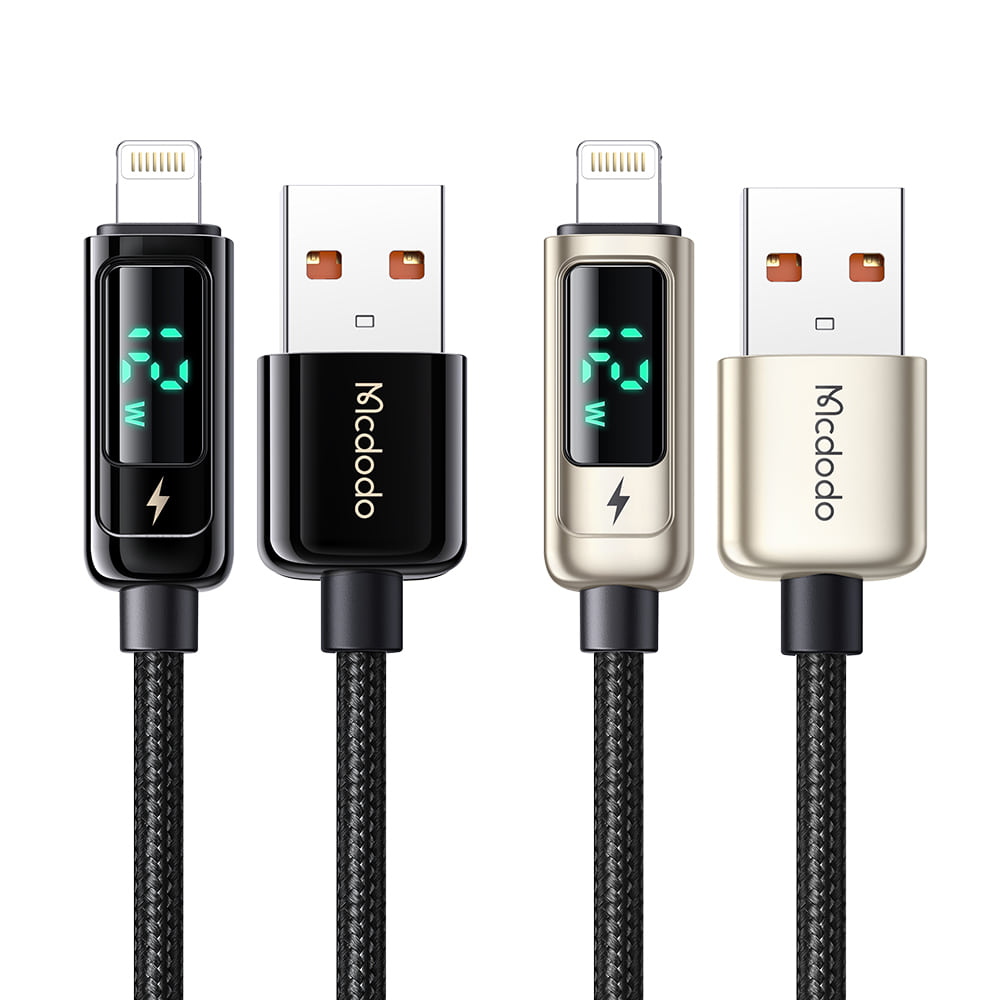 [Mcdodo] 디스플레이 USB-A to 라이트닝 고속충전 케이블