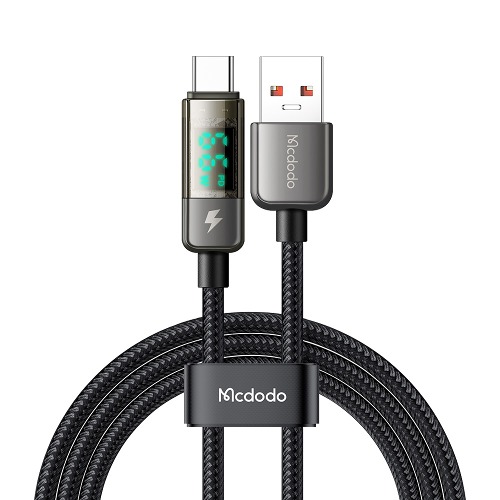 [Mcdodo] 아이스 디스플레이 자동전류차단 USB-A to C타입 고속충전 케이블 CA363